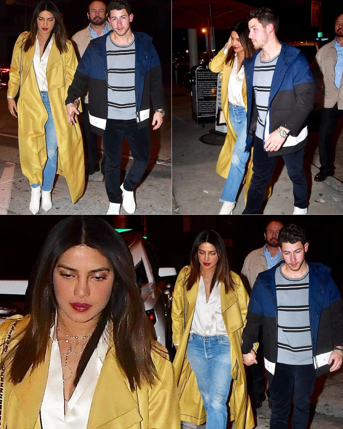 Cover Image for Priyanka Chopra and Nick Jonas are seen holding hands during their dinner date in West Hollywood.