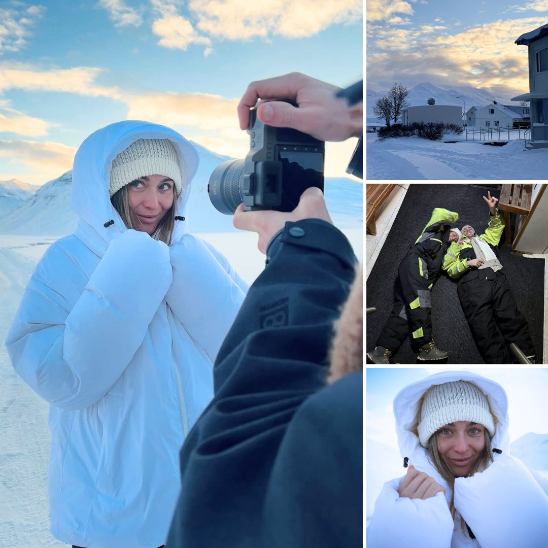 Cover Image for Stefanos Tsitsipas y Paula Badosa suben a bordo de un rompehielos durante unas vacaciones en la nevada Islandia