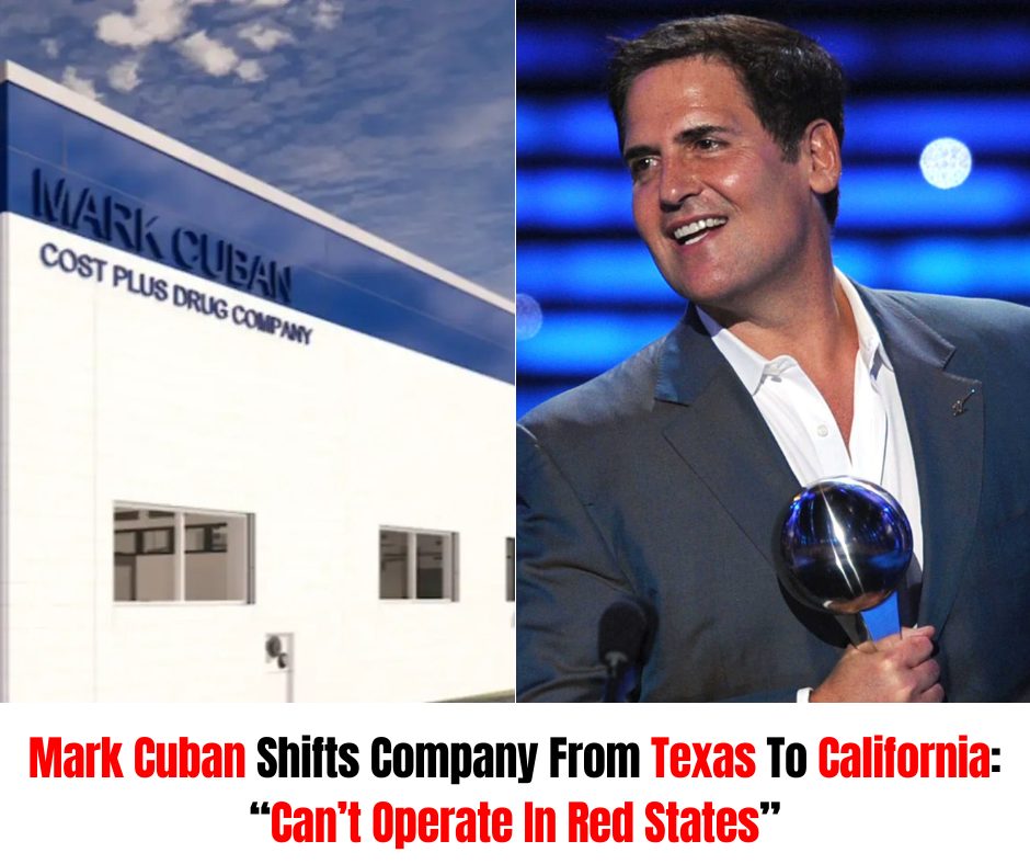 Cover Image for Mark Cuban Shifts Company From Texas To California: “Can’t Operate In Red States”